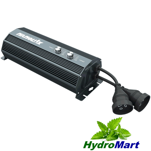 Picture of NANOLUX DUAL 2 X 600W BALLAST FAN COOLED HPS+MH DIGITAL DIMABLE & SWITCHABLE