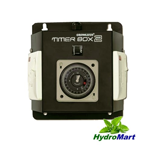 Picture of TIMER BOX 2 WITH 2 OUTPUTS 2X1000W INDUSTRIAL HYDROPONICS FOR GROW TENT FAN ROOM