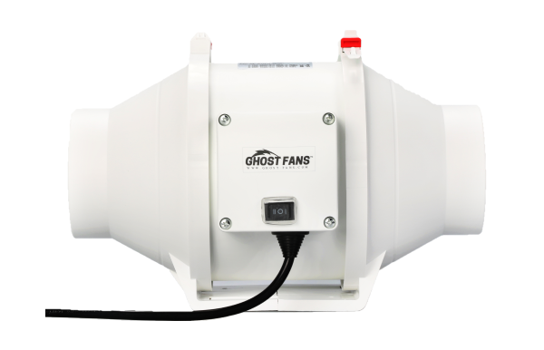 Picture of GHOST-FANS INLINE MIXED FLOW 4" 100MM VENTILATION EXHAUST FAN VENT DUCT EXTRACTOR LOW NOISE