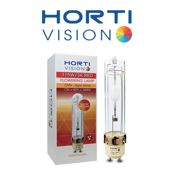 Picture of HORTI VISION 315W 3K-R CMH CERAMIC METAL HALIDE FLOWER BLOOM LAMP HORTIVISION